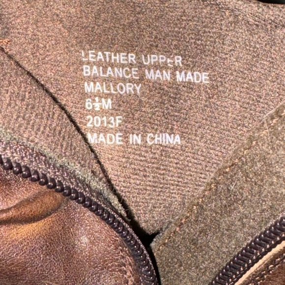 Women's Ankle Boots Earth Origins Mallory Brown Leather Booties Inside Zipper Ru - Picture 10 of 12